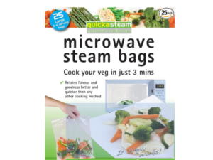 Bolsa al vapor para microondas