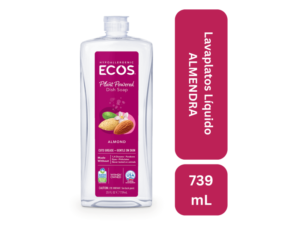 Lavaplatos líquido 100% natural aroma almendra