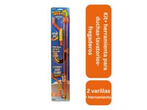 Kit desatorador para fregaderos, lavatorios y duchas