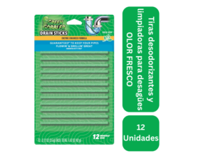 Tiras desodorizantes y limpiadoras para desagües