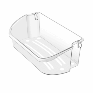 Anaquel transparente de puerta de refrigeradora