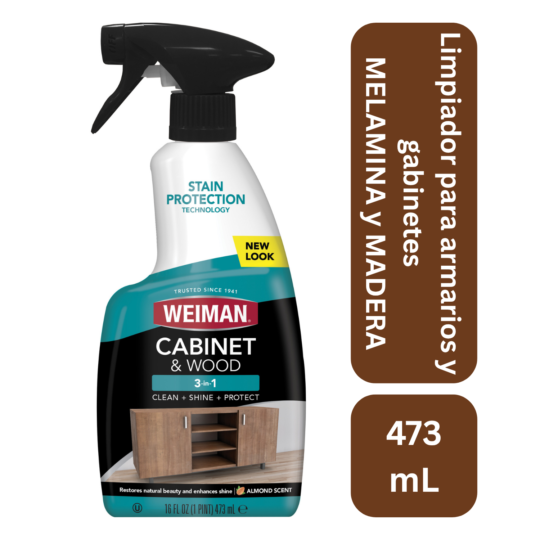 Limpiador para armarios y gabinetes de melamina y madera