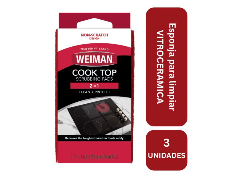 Esponja para limpiar vitrocerámica