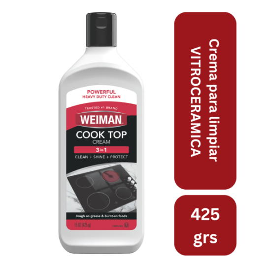 Crema para limpiar vitrocerámica