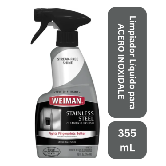 Pulidor/limpiador acero inoxid 502 ml