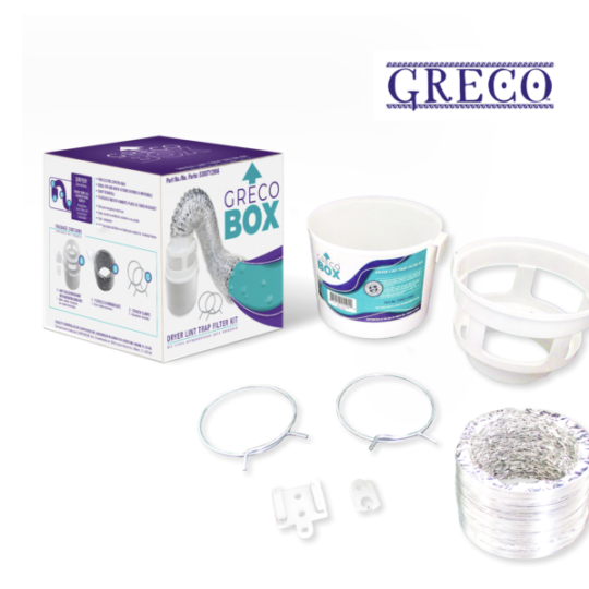 Ducto atrapa pelusa con taza kit sirve secadora para secadora