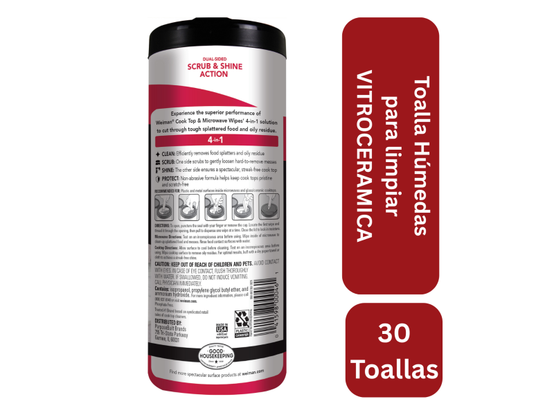 Toallas húmedas para limpiar vitrocerámica - Imagen 2