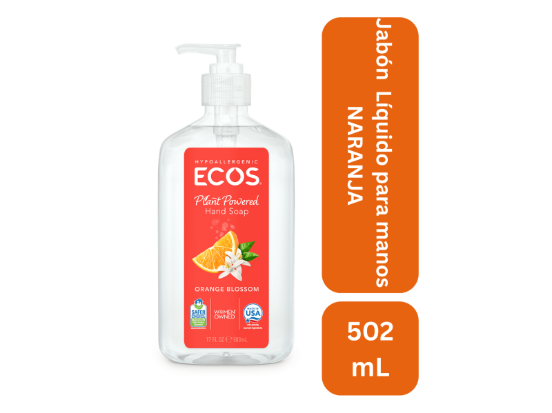 Jabón líquido para manos aroma naranja 502 ml