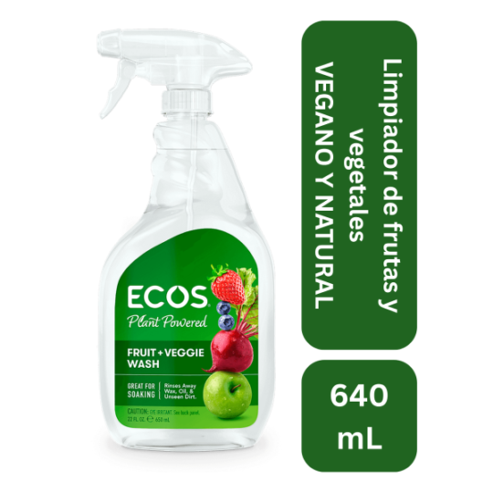 Limpiador de frutas y vegetales 100% natural 650 ml