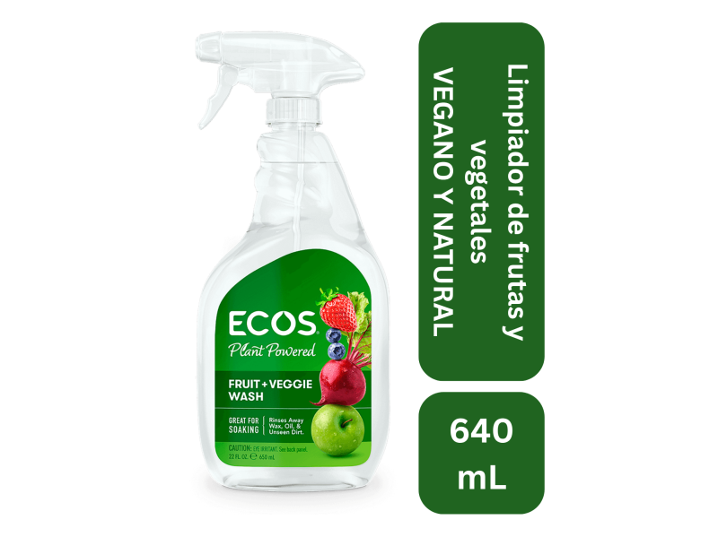 Limpiador de frutas y vegetales 100% natural 650 ml