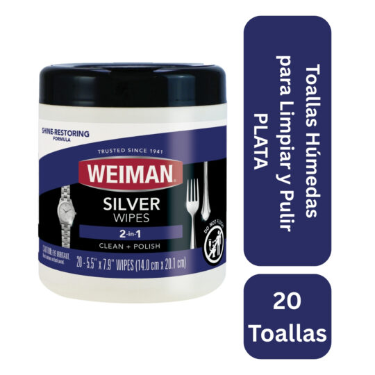 Toallas humedas para limpiar plata