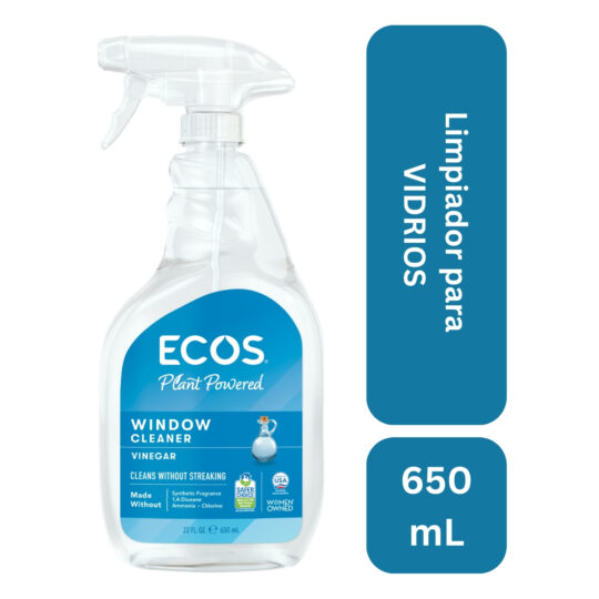 LIMPIADOR PARA VIDRIOS ECOS 650 ML