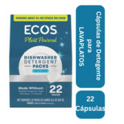 CAPSULA DETERGENTE MAQUINA LAVAPLATOS ECOS 22 PODS